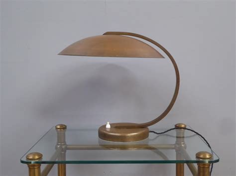 Brass Bauhaus Desk Lamp By Hillebrand