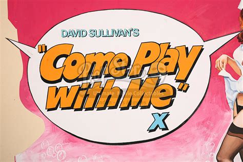 Come Play With Me 1977 Uk Quad Poster Artwork 1977 Current