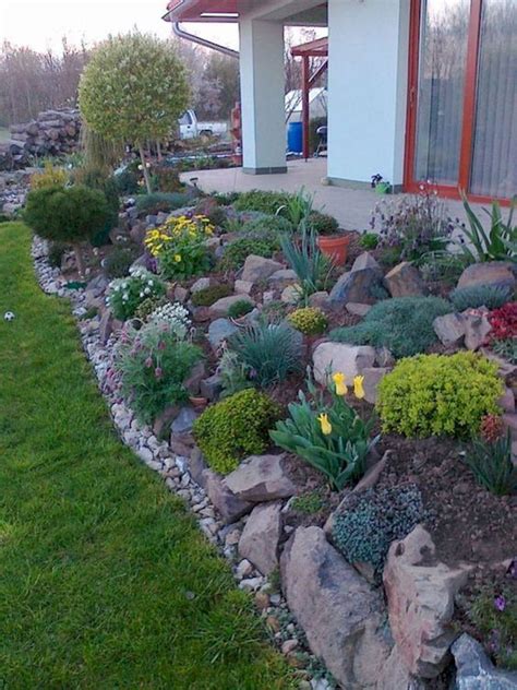 Genius Low Maintenance Rock Garden Design Ideas For Frontyard And