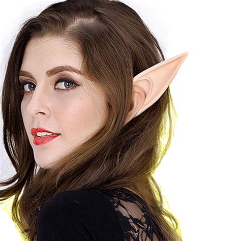 1 Pair Pvc Fairy Pixie Fake Elf Ears Halloween New Party Scary