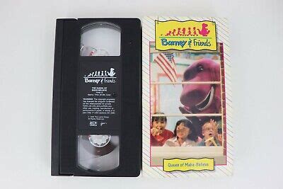 Barney Friends Queen Of Make Believe Time Live Video VHS Collectible