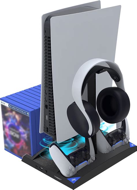 Tdbest Ps5 Console Stand Accessories With Cooling Fan And Ps5
