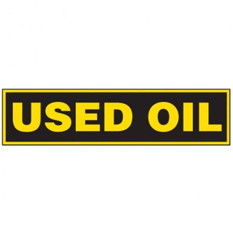 Chemical Labels Used Oil Seton