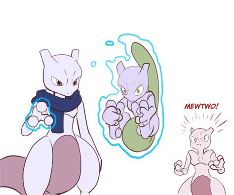 I Draw Way Too Much — Imagine That Mewtwo Wont Let Mew Take Pig To Show
