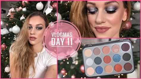 Holiday Glam Makeup Tutorial Vlogmas Day 11 Youtube