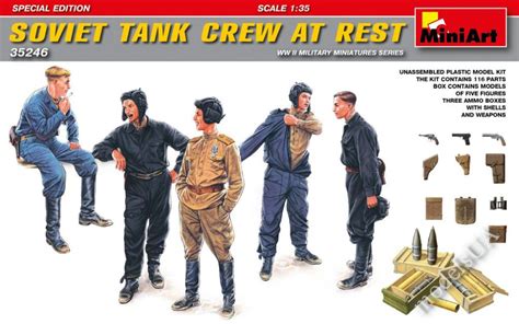 Modelsua Figures 135 Soviet Tank Crew At Rest Special Edition 1