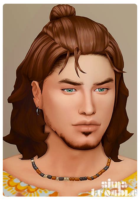 𝙎𝙄𝙈𝙎𝙏𝙍𝙊𝙐𝘽𝙇𝙀 Sims 4 Hair Male Sims 4 Characters Sims Mods