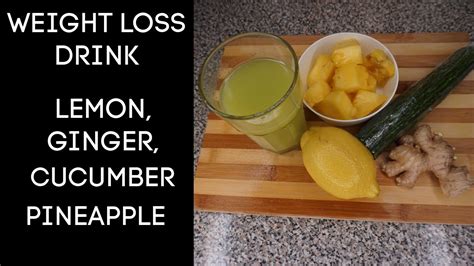 Lose 15 Pounds In 30 Days Detox Weight Loss Drink Lemon Ginger