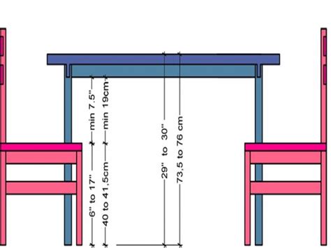 Standard Kitchen Table Chair Height Dining Table Height Table Height