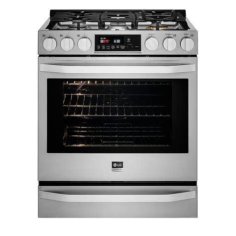 LG - 6.3 Cu. Ft. Self-Cleaning Slide-In Gas Range with ProBake ...