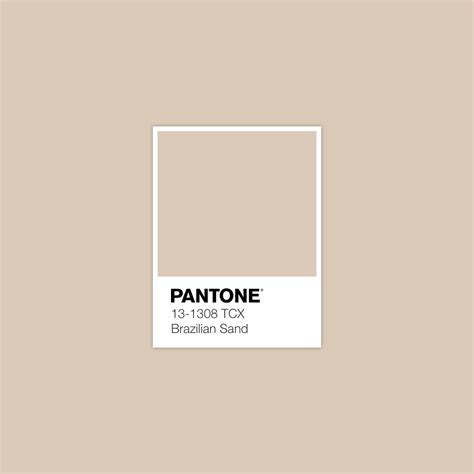 Pantone 13 1308 Tcx Brazilian Sand · Color · Palette Collection