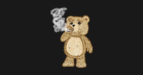 Smoking Bear Smoking Weed Sticker Teepublic