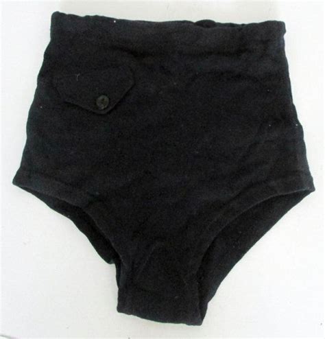 Vintage Wwii Us Navy Sailor Wool Swim Trunks By
