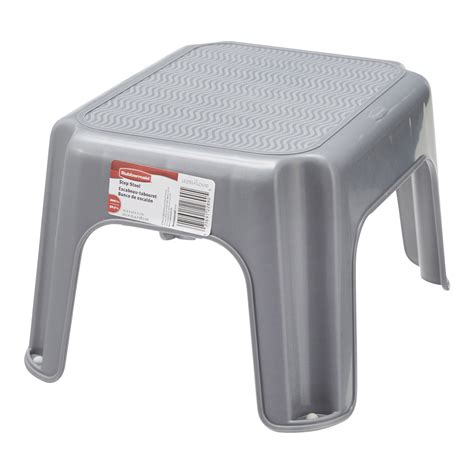 Rubbermaid Small Step Stool Grey Cleaning Tools Meijer Grocery
