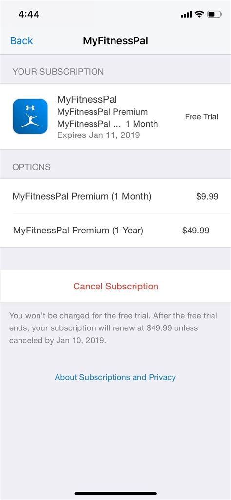 Check if you're signed in to the correct google account. How to Cancel Your MyFitnessPal Premium Subscription on ...