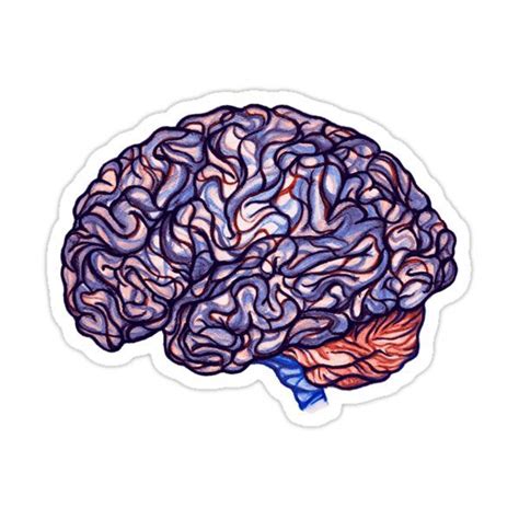 Brain Storming Violette Sticker By Heatherbondi In 2021 Brain