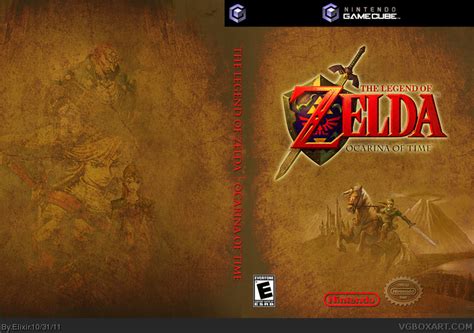 The Legend Of Zelda Ocarina Of Time Gamecube Box Art Cover By Elixir