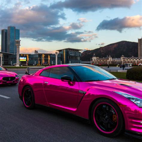 The Pink Chrome Nissan Gt R And Maserati Quattroporte Arent Just For