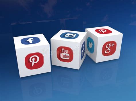Social Media Buttons Editorial Stock Photo Illustration Of Youtube