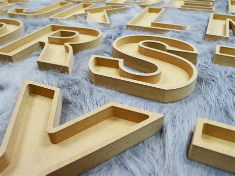 Fillable Letters 18mm Mdf Wooden Letters Nursery Letters Etsy