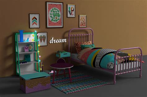 3d Child Bedroom Cgtrader