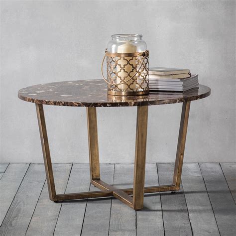 Shop our amazing collection of coffee & side tables online and get free shipping on $99+ orders in canada. Emperor Brown Marble Round Coffee Table | Costco UK