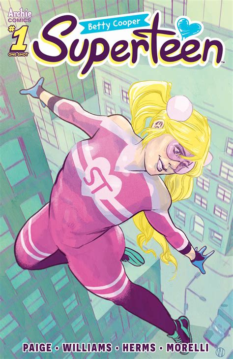 a classic archie superhero returns to duty in betty cooper superteen 1 by danielle paige and