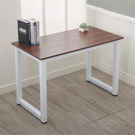 The sewing table features a large 47.5 wide work surface with a drop down platform that adjusts to 6 height positions. Ktaxon Computer Desk Office Home Desk Work Table PC Table Workstation Furniture - Walmart.com ...