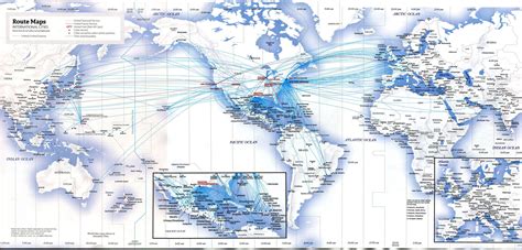 United Airlines Flight Map Us