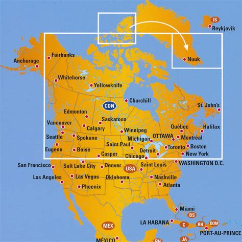 In fact, we have the longest. Wegenkaart - landkaart 1 Canada | ANWB Media ...