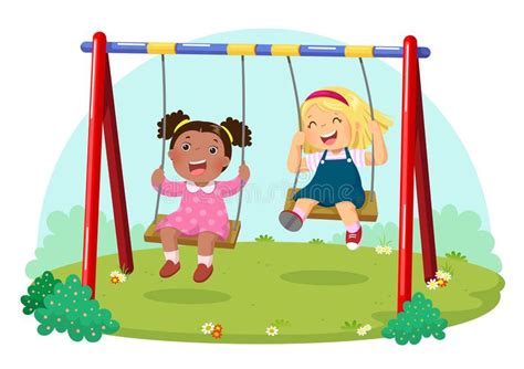 Children Playing In Playground Clipart Keluar