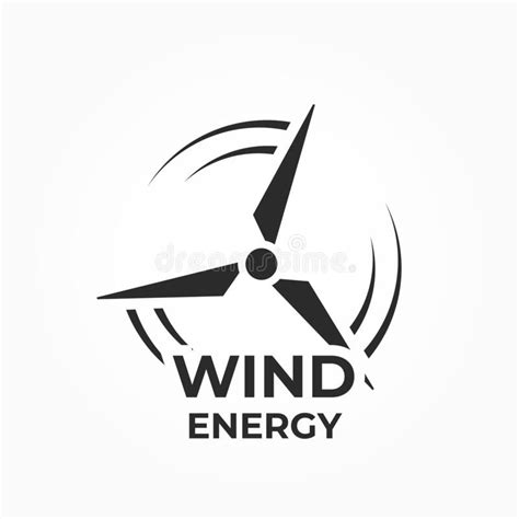 Wind Energy Icon Eco Friendly Sustainable And Alternative Energy