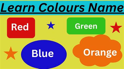 Colours Name Learn Colours Name Fun With Colours Colours Name In