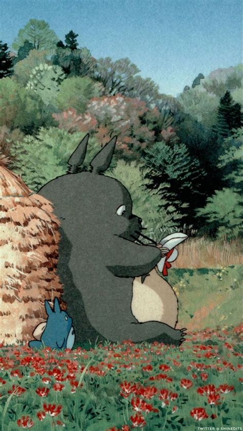 My Neighbor Totoro Wallpaper Studio Ghibli Illüstrasyon Posterleri