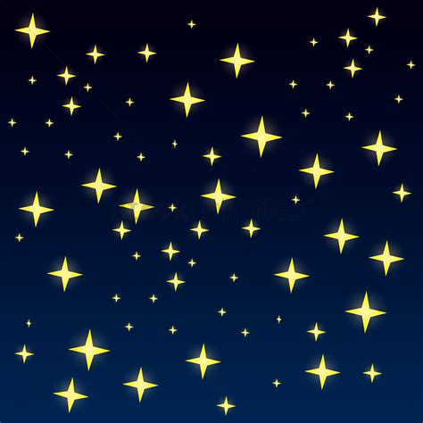 Night Sky Stars Vector At Collection Of Night Sky