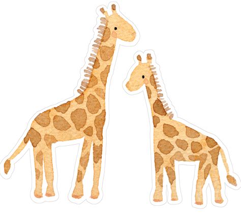 Giraffes Print And Cut File Snap Click Supply Co