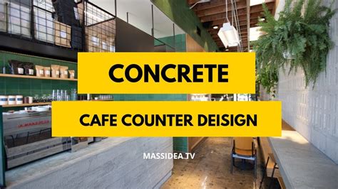 50+ Amazing Concrete Cafe Counter Deisign Ideas from Pinterest - YouTube