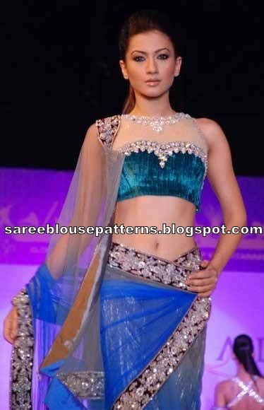 Manish Malhotra Blue Designer Saree Saree Blouse Patterns