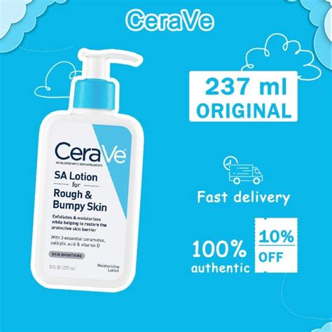 Cerave Renewing Sa Lotion Salicylic Acid Moisturizer 237ml For Rough