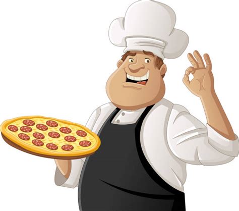 Best Fat Chef Cook Cartoon Illustrations Royalty Free Vector Graphics