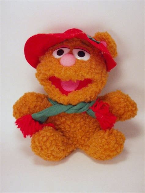 Baby Fozzie Bear Muppets Babies Christmas Holiday Plush Toy