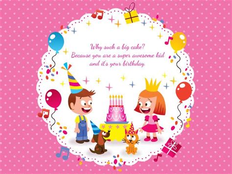 151 Happy Birthday Wishes For Kids