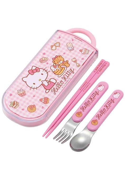 Sanrio Friends Spoon Fork And Chopsticks Sets Cinnamoroll Hello Kitty