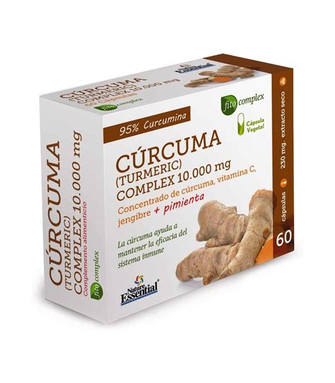 Turmeric Cúrcuma en cápsulas de Nature Essential Complex 10000 mg