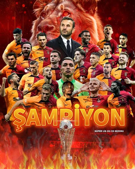 Süper Lig de mutlu sona Galatasaray ulaştı Türkiye Cumhuriyeti nin 100