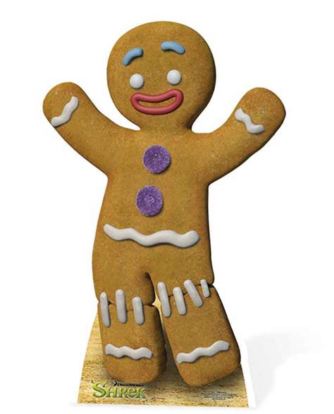 Gingy The Gingerbread Man From Shrek Lifesize Cardboard Cutout