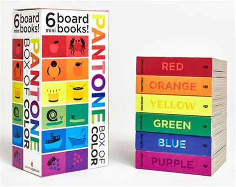 Pantone Box Of Color 6 Mini Board Books By Pantone Hardcover