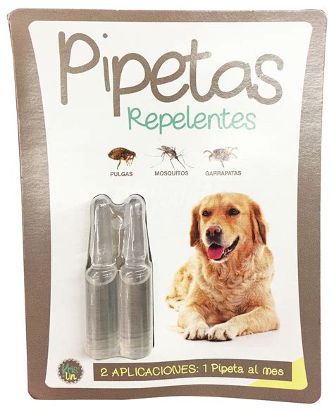 Krislin Pipetas Repelentes De Insectos Para Perro Paquete De 2 Unidades