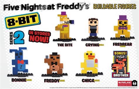 Five Nights At Freddys 8 Bits Series 2 In Stores Now