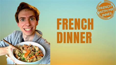 DINNER // Learn French Basics Day 29 - for beginners and kids - YouTube